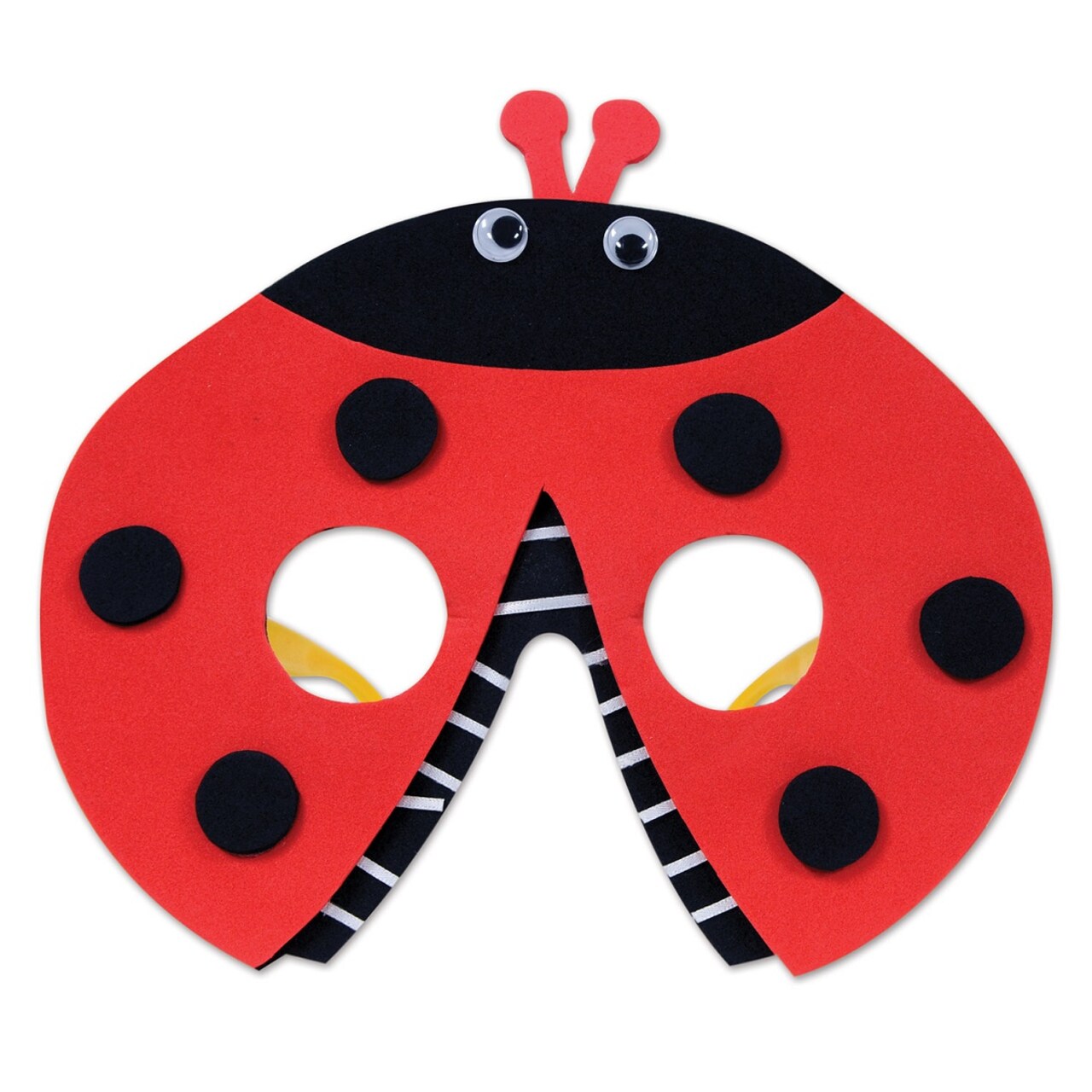 Party Central Club Pack of 12 Red and Black Ladybug Party Eyeglasses Costume Accessories - One Size